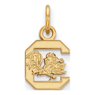 University of South Carolina 10K Yellow Gold Extra Small Pendant