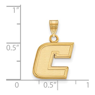 University of Tennessee at Chattanooga 10K Yellow Gold Small Letter C Pendant – view 2