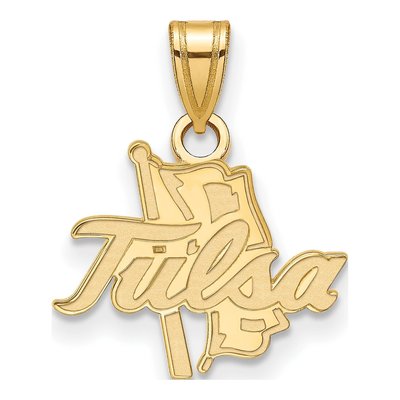 University of Tulsa 10K Yellow Gold Small Pendant