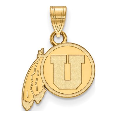 University of Utah 10K Yellow Gold Small Pendant