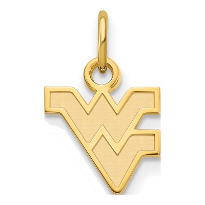 West Virginia University 10K Yellow Gold Extra Small Pendant