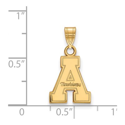 Appalachian State University 10K Yellow Gold Small Pendant – view 2