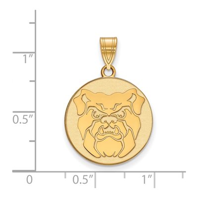 Butler University 10K Yellow Gold Bulldog Large Pendant – view 2
