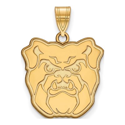 Butler University 10K Yellow Gold Bulldog Large Pendant