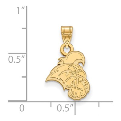 Coastal Carolina University 10K Yellow Gold Chanticleer Small Pendant – view 2