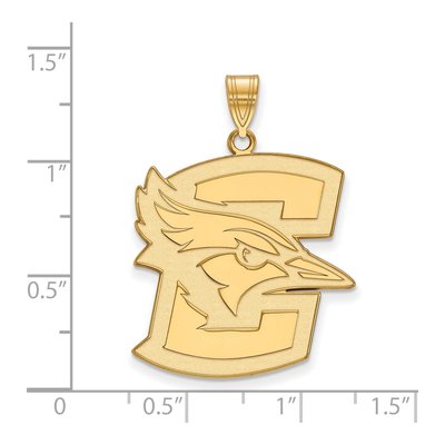 Creighton University 10K Yellow Gold Extra Large Bluejay Pendant – view 2