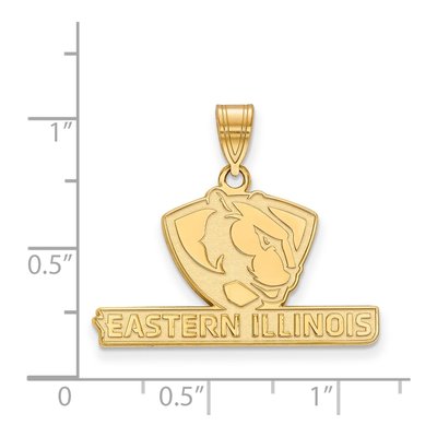 Eastern Illinois University 10K Yellow Gold Medium Pendant – view 2
