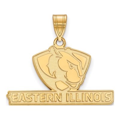 Eastern Illinois University 10K Yellow Gold Medium Pendant
