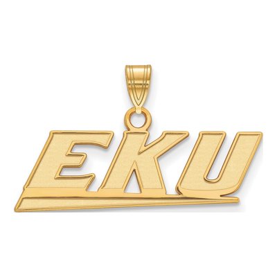 Eastern Kentucky University 10K Yellow Gold Small EKU Pendant