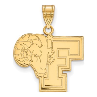 Fordham University 10K Yellow Gold Large Ram Pendant