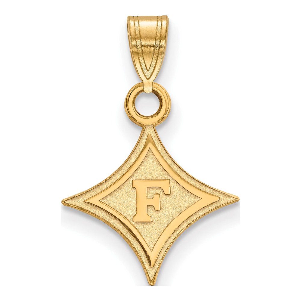 Furman University 10K Yellow Gold Small Pendant