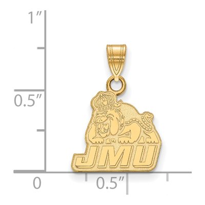James Madison University 10K Yellow Gold Small Pendant – view 2