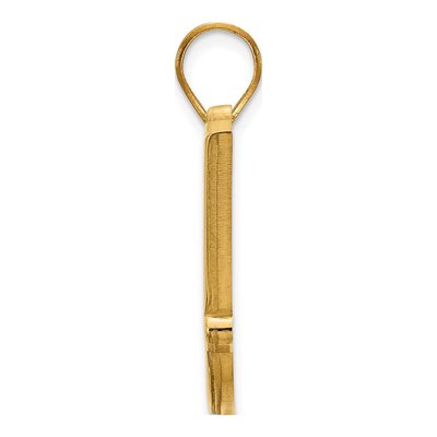 Oklahoma State University 10K Yellow Gold O-S-U Small Pendant – view 2