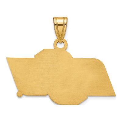 Oklahoma State University 10K Yellow Gold O-S-U Small Pendant – view 4