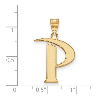 Pepperdine University 10K Yellow Gold Large Letter P Pendant – view 2