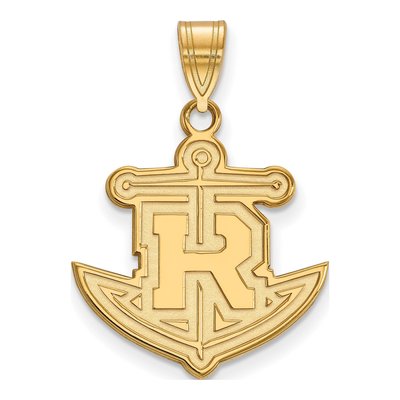 Rollins College 10K Yellow Gold Large Anchor Pendant