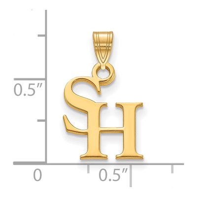 Sam Houston State University 10K Yellow Gold Small Pendant – view 2