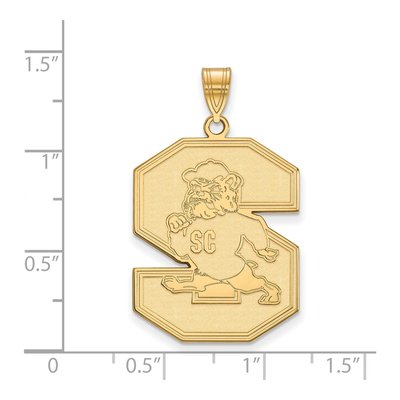 South Carolina State University 10K Yellow Gold Extra Large Pendant – view 2