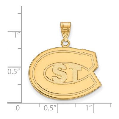 St. Cloud State University 10K Yellow Gold Large Pendant – view 2
