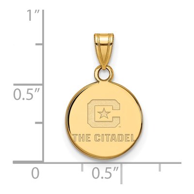 The Citadel 10K Yellow Gold Small Pendant – view 2