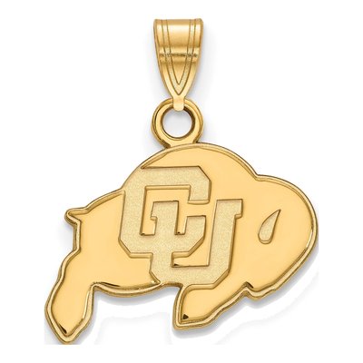 University of Colorado 10K Yellow Gold Buffalo Small Pendant