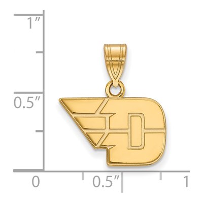 University of Dayton 10K Yellow Gold Small Pendant – view 2