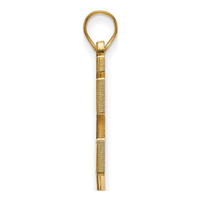 University of Evansville 10K Yellow Gold Large Aces Pendant – view 2