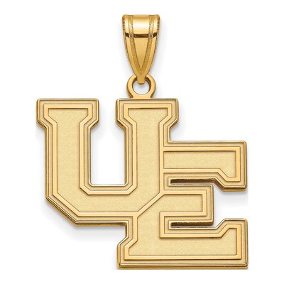 University of Evansville 10K Yellow Gold Large Aces Pendant