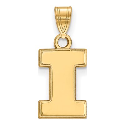 University of Illinois 10K Yellow Gold Letter I Small Pendant