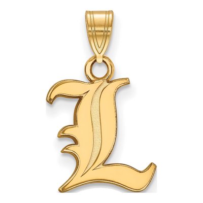 University of Louisville 10K Yellow Gold Small Letter L Pendant