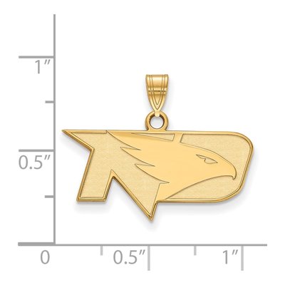 University of North Dakota 10K Yellow Gold Small Pendant – view 2