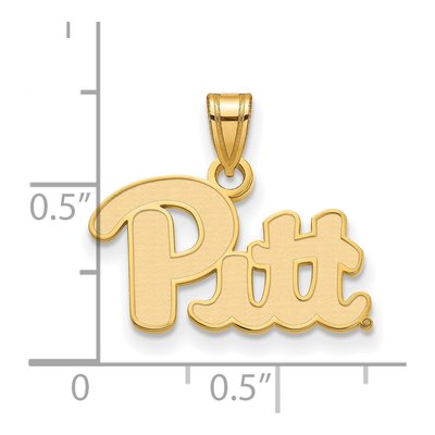 University of Pittsburgh 10K Yellow Gold Small Pendant – view 2