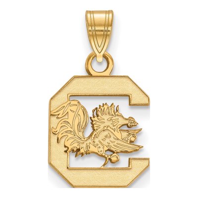 University of South Carolina 10K Yellow Gold Small Pendant