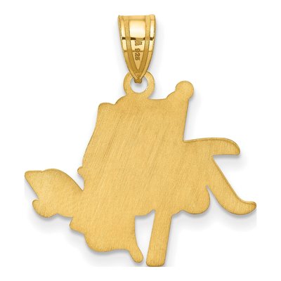 University of Tulsa 10K Yellow Gold Large Pendant – view 4