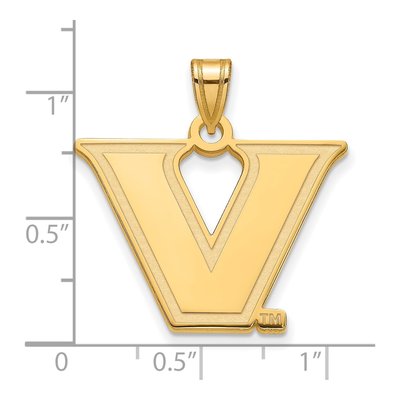 Vanderbilt University 10K Yellow Gold Large Pendant – view 3