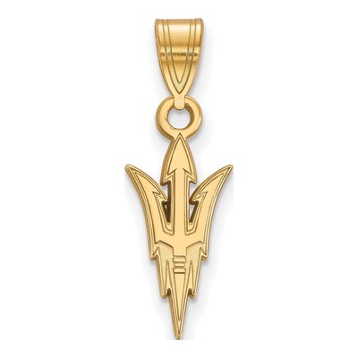 Arizona State University 10K Yellow Gold Medium Pitchfork Pendant