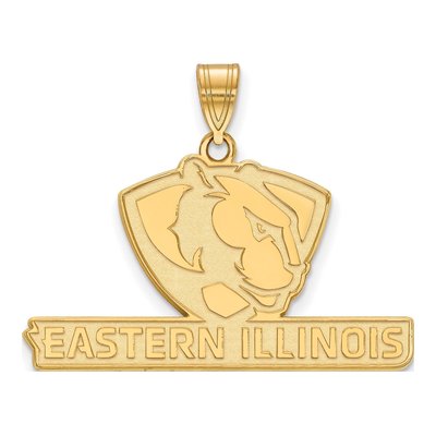 Eastern Illinois University 10K Yellow Gold Large Pendant