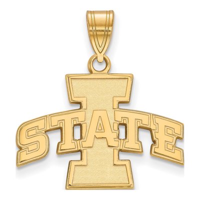 Iowa State University 10K Yellow Gold Medium Pendant