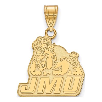 James Madison University 10K Yellow Gold Medium Pendant