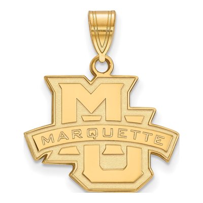 Marquette University 10K Yellow Gold Medium Pendant