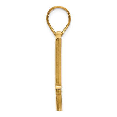 Oklahoma State University 10K Yellow Gold O-S-U Medium Pendant – view 2