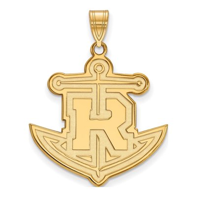 Rollins College 10K Yellow Gold Anchor Extra Large Pendant