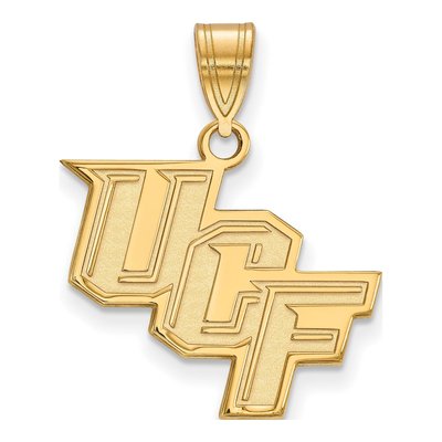 University of Central Florida 10K Yellow Gold Medium UCF Knights Pendant