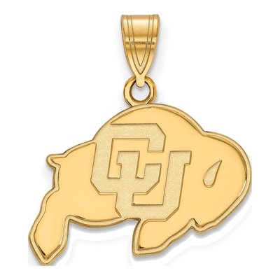University of Colorado 10K Yellow Gold Medium Buffaloes Pendant