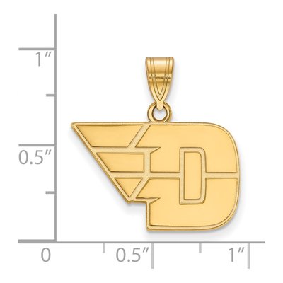 University of Dayton 10K Yellow Gold Medium Pendant – view 2