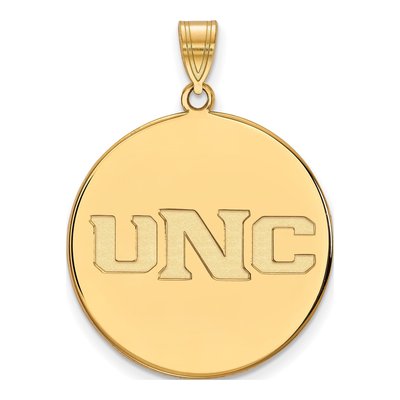 University of Northern Colorado 10K Yellow Gold Of Extra Large Disc Pendant