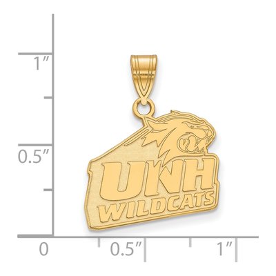 University of New Hampshire 10K Yellow Gold Medium Pendant – view 2