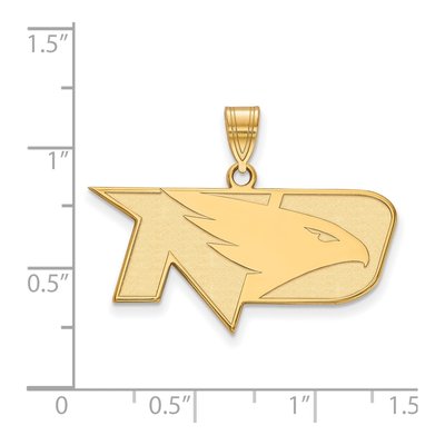 University of North Dakota 10K Yellow Gold Medium Pendant – view 2