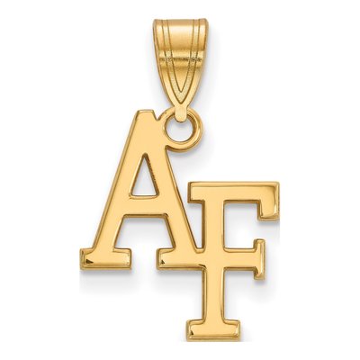United States Air Force Academy 10K Yellow Gold A-F Medium Pendant