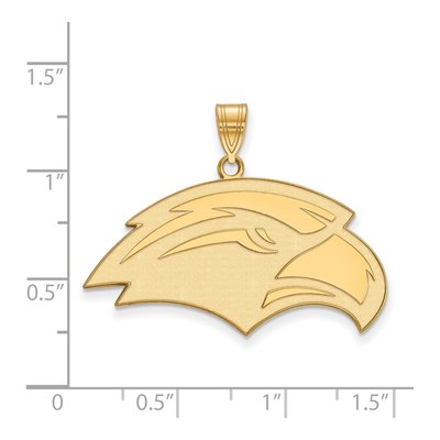 University of Southern Mississippi 10K Yellow Gold Eagle Large Pendant – view 2